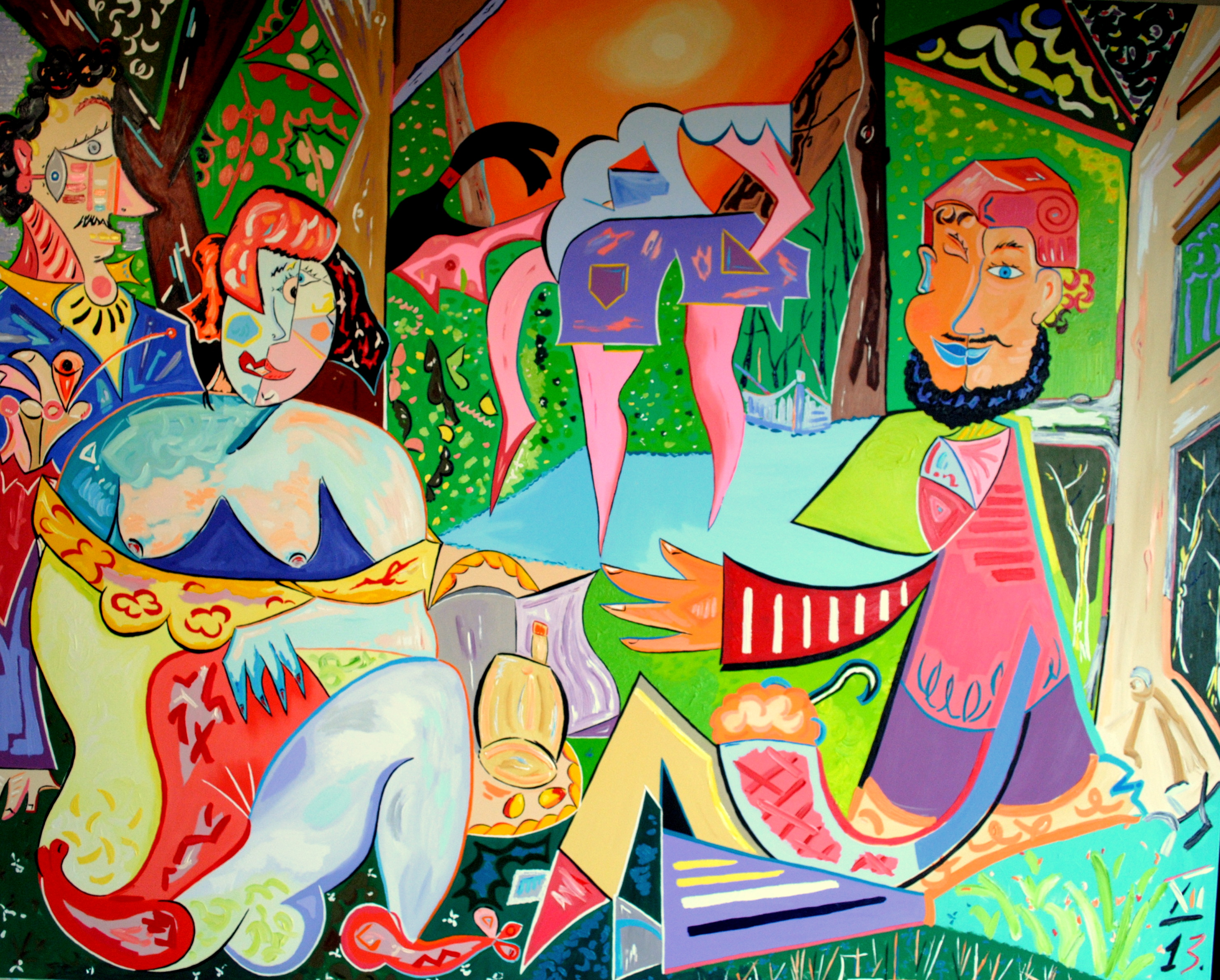 Déjeuner sur l'herbe image