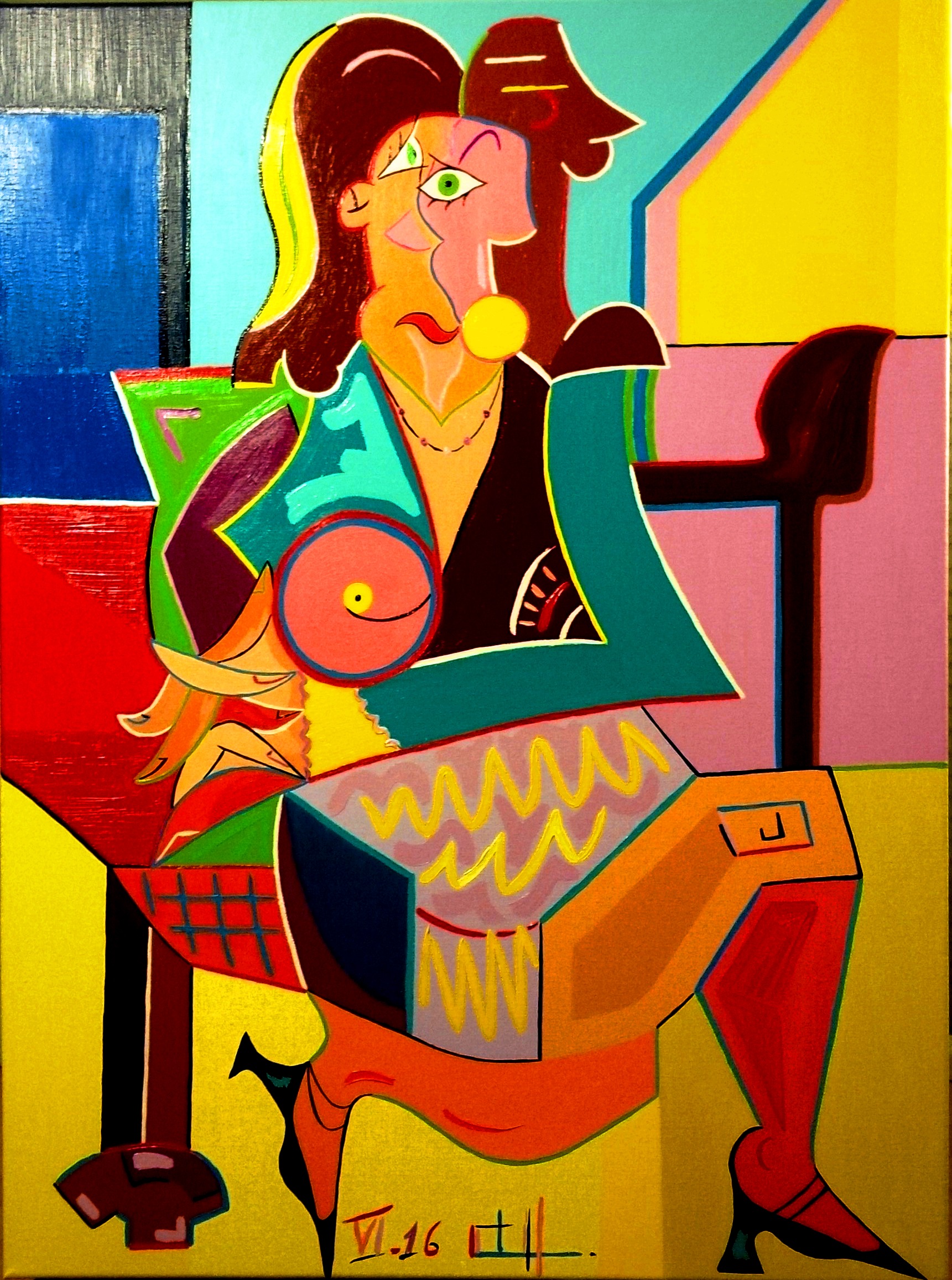 Femme à la chaise II image